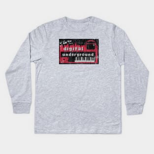 Digital Underground Tape Kids Long Sleeve T-Shirt